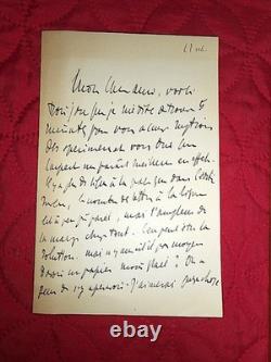 Anthinea by Maurras, 1912, No. 4/10, Japan, autograph inscription & 3 letters, Barres, A6
