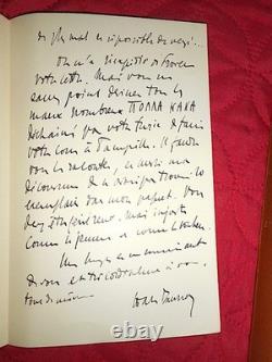 Anthinea by Maurras, 1912, No. 4/10, Japan, autograph inscription & 3 letters, Barres, A6