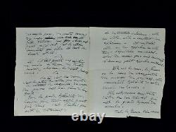 Antoine BOURDELLE Autographed letter signed on beauty 1924