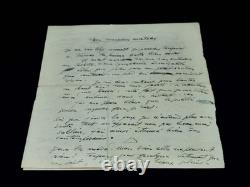 Antoine BOURDELLE signed autograph letter beauty 1924
