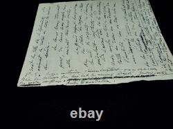 Antoine BOURDELLE signed autograph letter beauty 1924