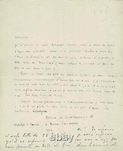 Antoine De Saint-exupéry Autograph Letter Signed His Flight Hours In Lyon