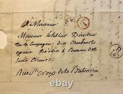 Antoine Joseph Santerre Autographed Letter with Authenticated Address
