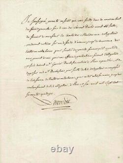 Antoine Lavoisier Signed Autograph Letter His Office As A General Farmer