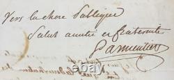 Antoine PARMENTIER Autograph letter signed Terror & devoted Public thing