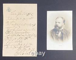 Antonin Dvorak Autographed Letter Signed Stabat Mater & Gypsy Melodies