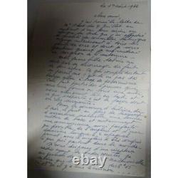 Archive Of 13 Handwritten Letters Signed By J. Dabry Pilote With J. Mermoz En