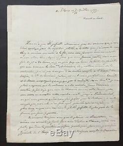 Army Royalist Emigrants Of Conde Autograph Letter Signed In 1799 6 P