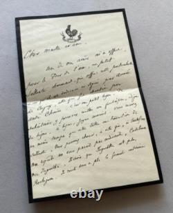 Arthur MAYER Interesting autograph letter signed. 1913