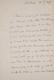 Arthur De Gobineau Signed Autograph Letter, Manuscript