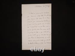 Arthur de GOBINEAU Signed Autograph Letter, Manuscript