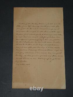 Augusta-Amélie de Beauharnais, Imperial Princess - Signed Autographed Letter