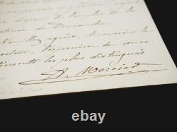Auguste MERCIER signed autograph letter 1886