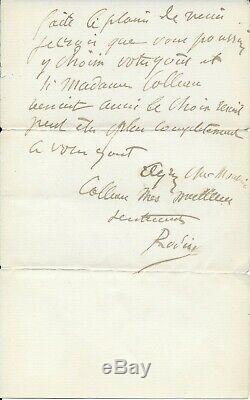 Auguste Rodin Autograph Letter Signed