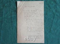 Autograph Letter Signed By Pierre-jules Hetzel Dated 1879