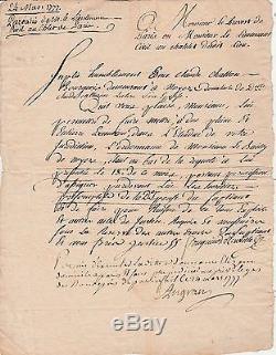 Autograph Letter Signed Fouquier Tinville