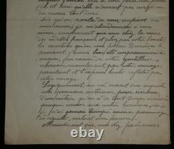 Autograph letter signed by a curious admirer of Mistinguett & Invention 1925