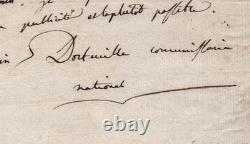 Autograph letter signed from the French Revolution, Roanne, Year II (1794)