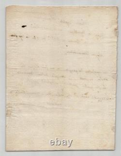 Autograph letter signed from the French Revolution, Roanne, Year II (1794)