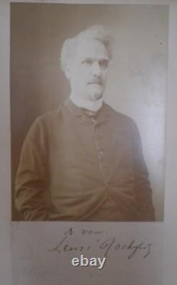 Autographed letter signed by Henri ROCHEFORT + Original signed photograph + CdV