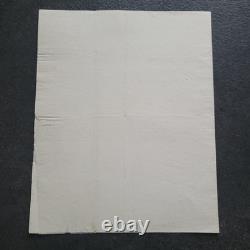 Autographed letter signed by the Duke of Damas-Crux (1754-1846) Lieutenant General of the King