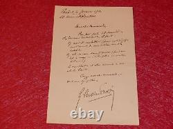 Autographical Letter Signed Rene Christian Froge (asso. Writers Fighters) 1920
