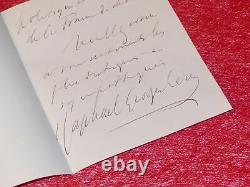 Autography Raphael Signed Letter Georges Levy (banquier Economist) Ca 1920