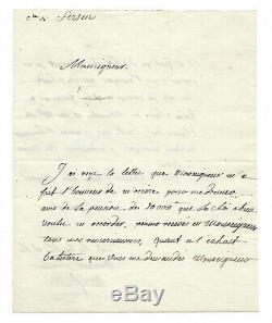 Axel Fersen / Autograph Letter Signed / Favorite Of Marie Antoinette