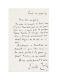 Baudelaire Emile Zola / Signed Autograph Letter / Baudelaire Monument / 1893