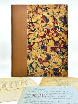 BAUDELAIRE and Sainte-Beuve Signed Autographed Letters Vandérem Schuck