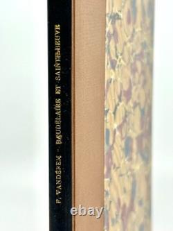 BAUDELAIRE and Sainte-Beuve Signed Autographed Letters Vandérem Schuck