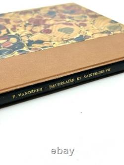 BAUDELAIRE and Sainte-Beuve Signed Autographed Letters Vandérem Schuck