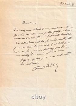 BAUDELAIRE and Sainte-Beuve Signed Autographed Letters Vandérem Schuck
