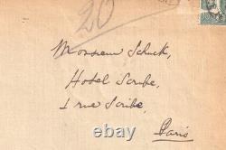 BAUDELAIRE and Sainte-Beuve Signed Autographed Letters Vandérem Schuck