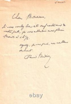 BAUDELAIRE and Sainte-Beuve Signed Autographed Letters Vandérem Schuck