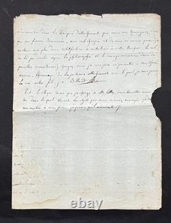 BILLAUD-VARENNE Signed autograph letter Thermidorian Reaction 1795