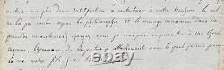 BILLAUD-VARENNE Signed autograph letter Thermidorian Reaction 1795