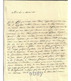 Bailly Jean Sylvain. Astronome. First Mary Of Paris. Letter Signed To The Mathema