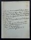 Barthélémy-andré Camerani Signed Autograph Letter To Mr Mauge, Paris, 1804