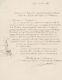 Bartholdi Signed Autograph Letter. Original Drawing. Bordeaux-lyon Fountain
