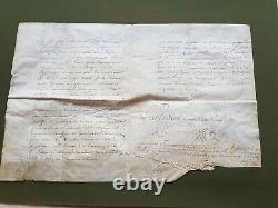 Beautiful And Rare Manuscript Letter Original Signee By Louis XV 18 February 1770
