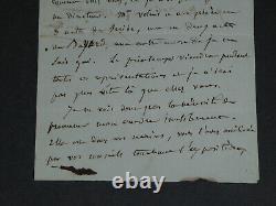 Benjamin ANTIER Signed Autograph Letter 1837