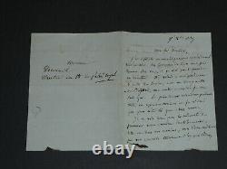 Benjamin ANTIER Signed Autograph Letter 1837