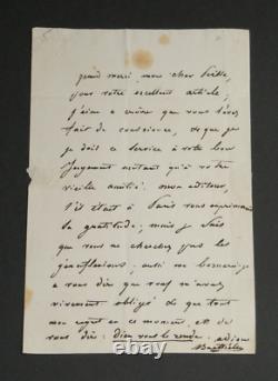 Benjamin Antier Autographed Letter Signed to Mr. Louis Peisse