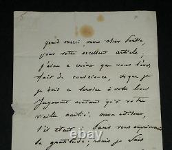 Benjamin Antier Autographed Letter Signed to Mr. Louis Peisse