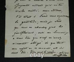 Benjamin Antier Autographed Letter Signed to Mr. Louis Peisse