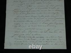 Benoît Fourneyron Autographed Letter Signed Hydraulic Turbine Science 1837
