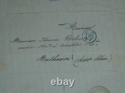 Benoît Fourneyron Signed autograph letter Turbines & Cockerill Paris 1837