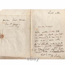 Berlioz, Delacroix, Gautier, Liszt. 80 Letters Signed Autographs