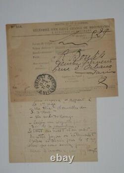 Bonfiles Robert Letter Autography Signed, June 1916